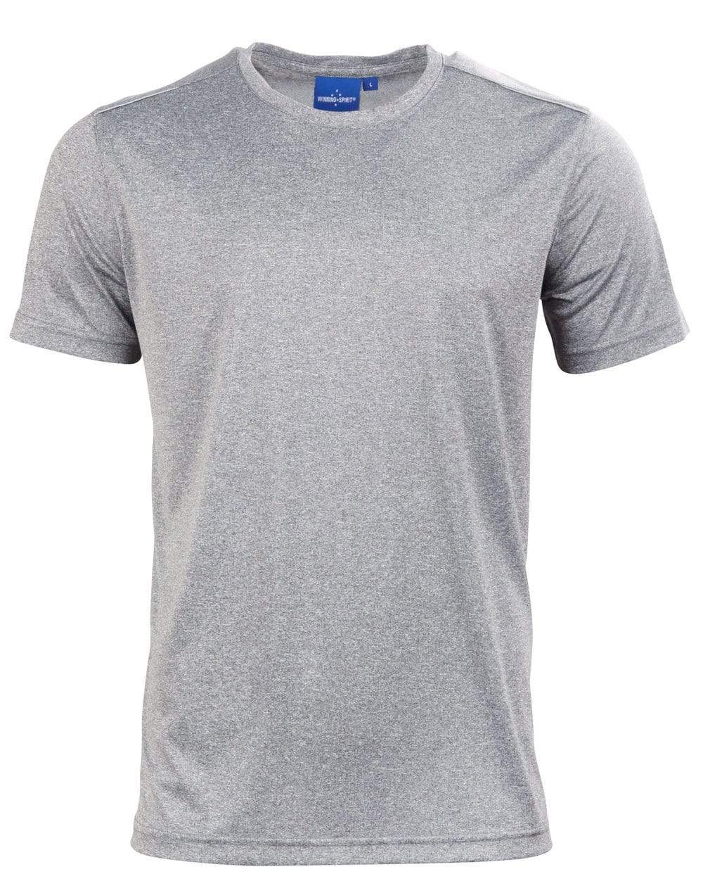 Winning Spirit TS45 HARLAND TEE Men's Casual Wear Winning Spirit SILVER GREY XS